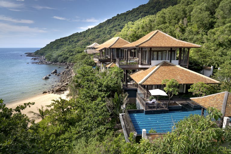 Explore this stunning tropical villa with a private pool and beach access.